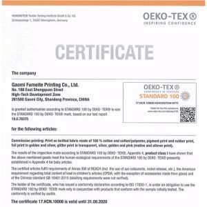 OEKO-TEX-Standard-100-Certificate
